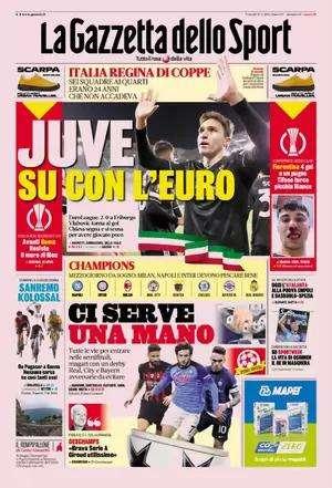 Gazzetta - Juve su con l'Euro