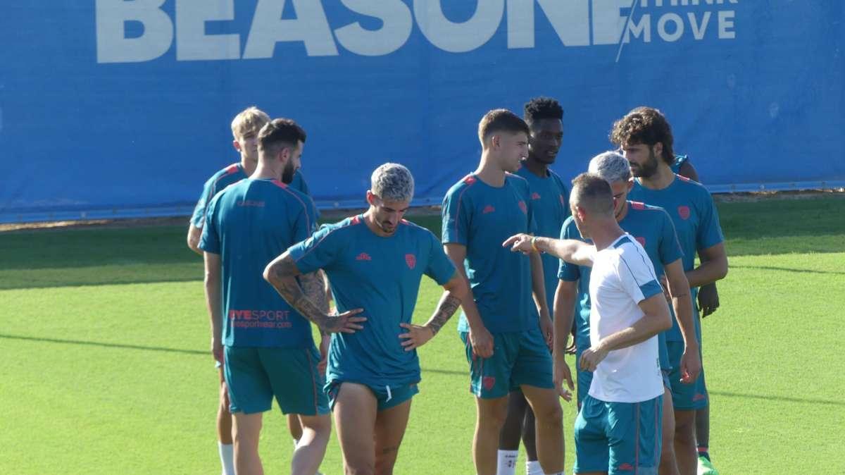 Cagliari, alcuni scatti della seduta d'allenamento odierna (FOTO)