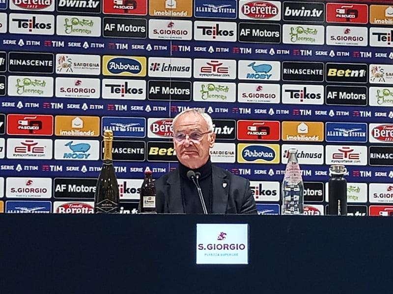 LIVE TC - SALA STAMPA - RANIERI:”Prendiamo gol troppo facilmente”