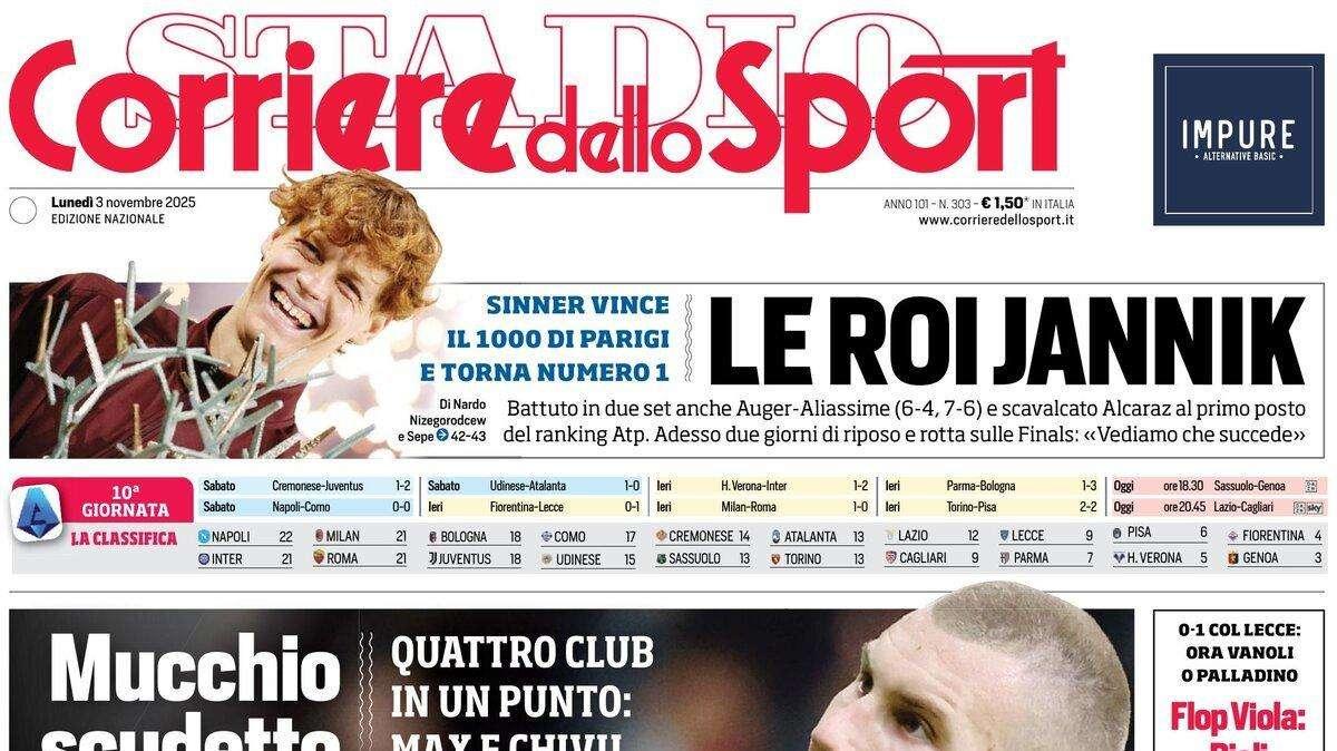 Mucchio Scudetto. Apertura Corsport: "Addosso a Conte"