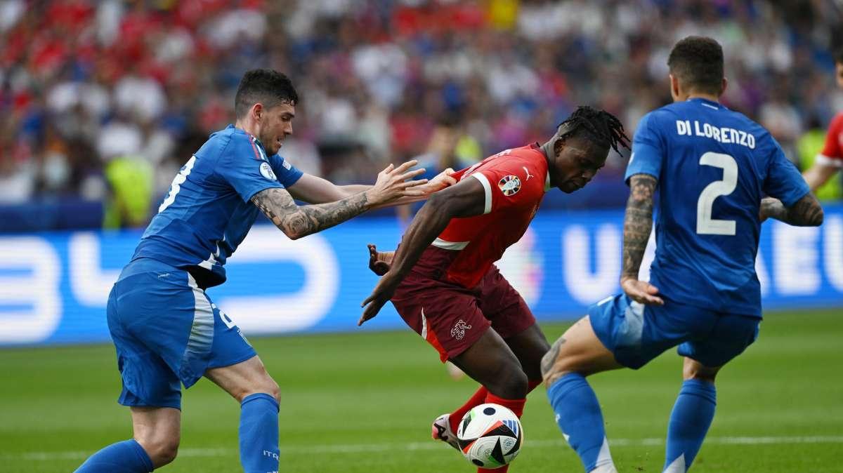 Euro2024 - Brutta Italia nel primo tempo, Svizzera meritatamente avanti 1-0