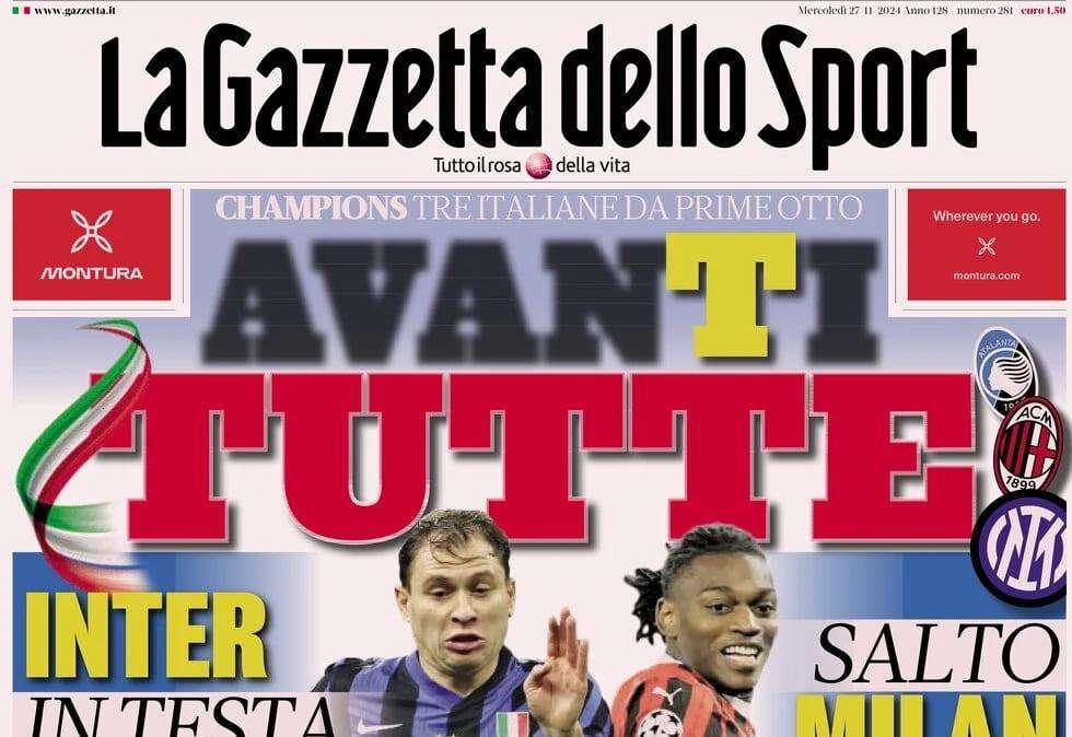 Gazzetta - Avanti tutte