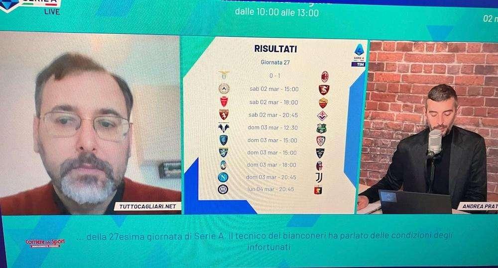 Bordiga (Tuttocagliari.net) a Radio Serie A: "Il Cagliari deve giocare in modo coraggioso" 