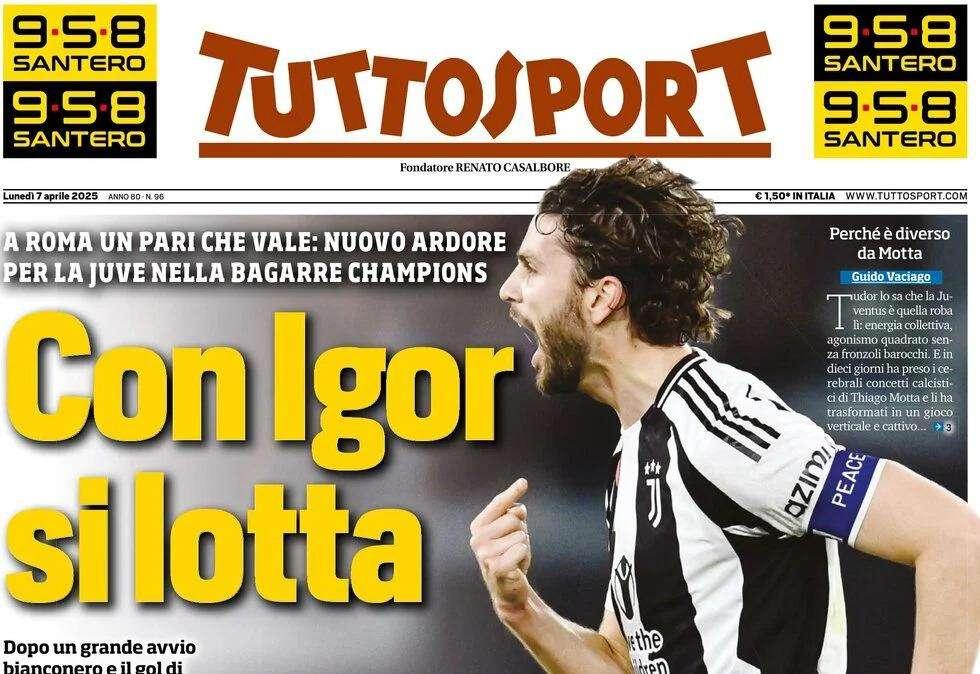 Tuttosport - Con Igor si lotta