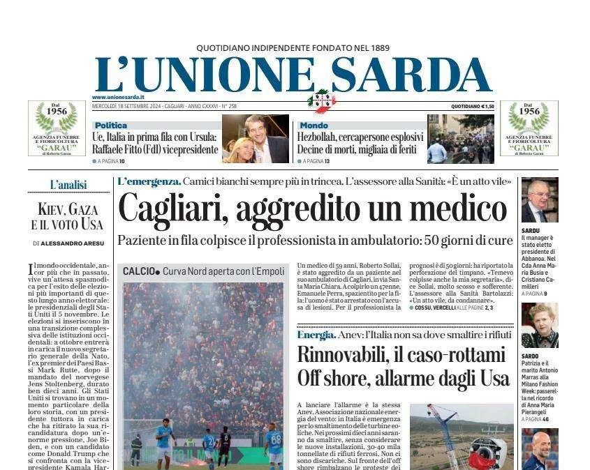 L'unione Sarda - Luperto, l'Empoli nel cuore e nel mirino