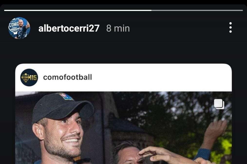 Cerri si (ri)presenta al Como: "E' bello sentirsi a casa"