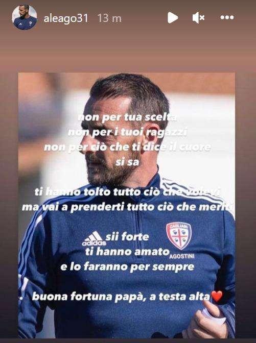Agostini e la "storia" su Instagram: "Ti hanno tolto tutto ciò che volevi"