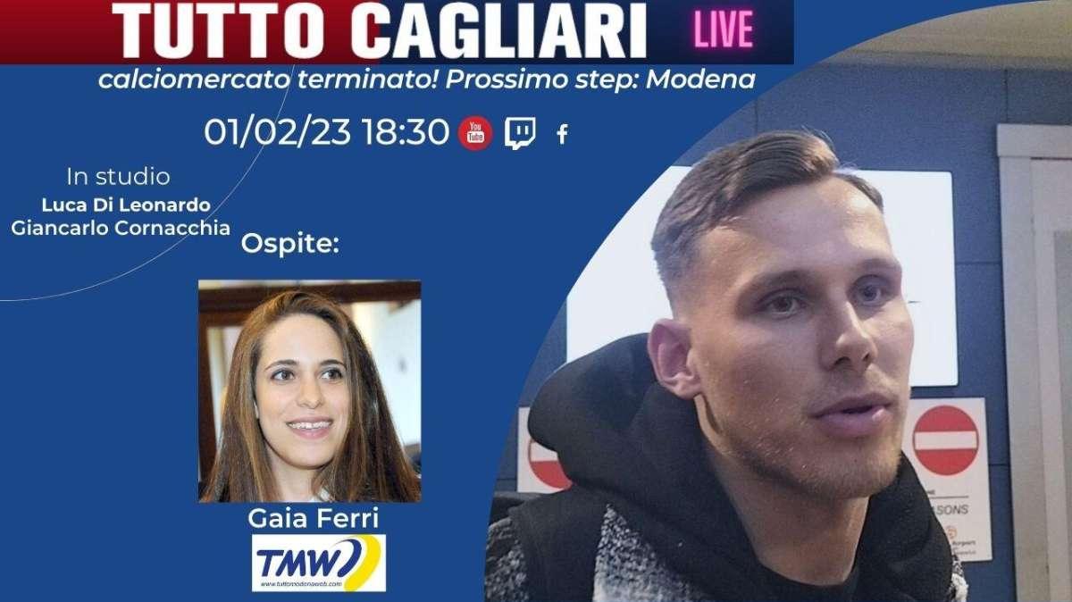 LIVE TC - Parliamo di calciomercato e di Modena-Cagliari con Gaia Ferri