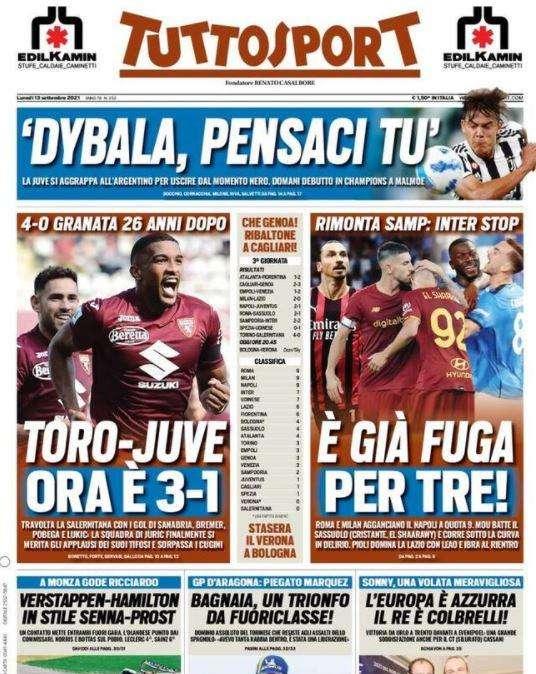 Tuttosport - Dybala, pensaci tu