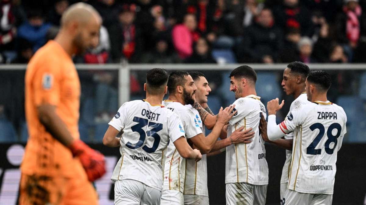 Lega Serie A - Il Cagliari espugna il Bentegodi con una prova solida e concreta