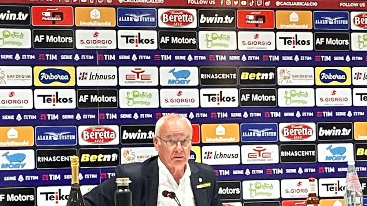 LIVE TC - SALA STAMPA- RANIERI: Sono orgoglioso della partita  dei ragazzi. Non vanno i risultati ma non molliamo 