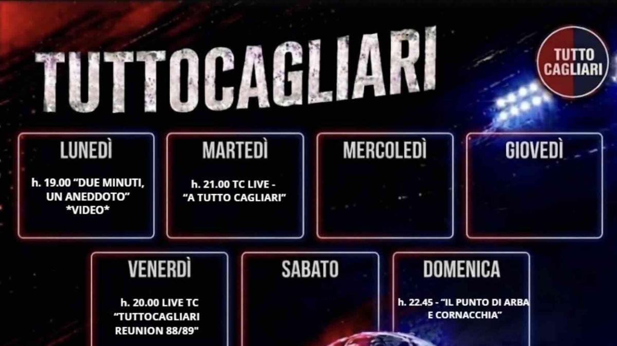 Tutto Cagliari, una settimana ricca di contenuti: venerdì un appuntamento speciale