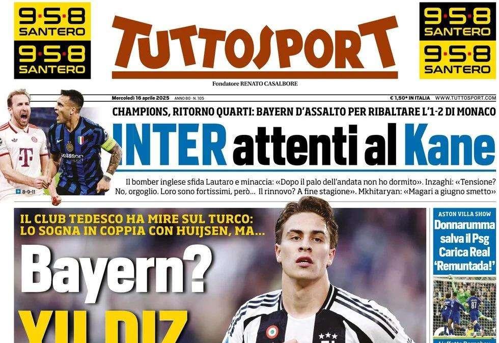 Tuttosport - Bayern? YILDIZ vuole la Juve
