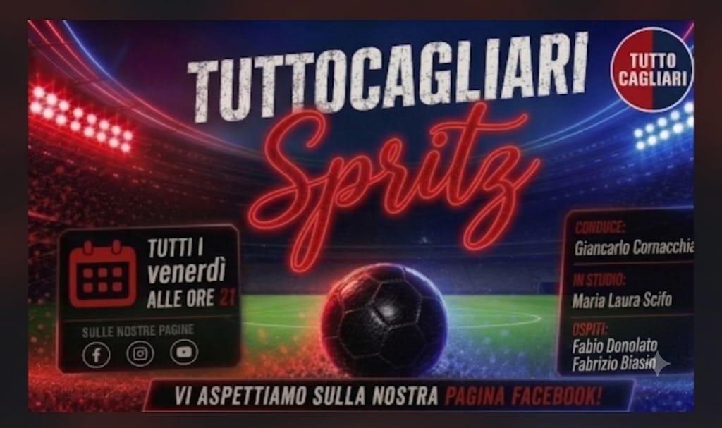 TuttoCagliari Spritz, stasera alle 21 con Fabrizio Biasin e Fabio Donolato