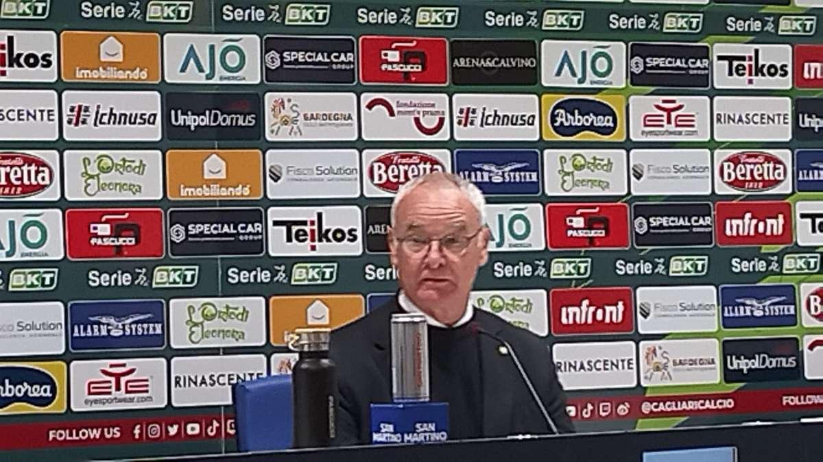 LIVE TC - SALA STAMPA: RANIERI:”  I mie ragazzi encomiabili, Mancosu è un giocatore di Serie A”