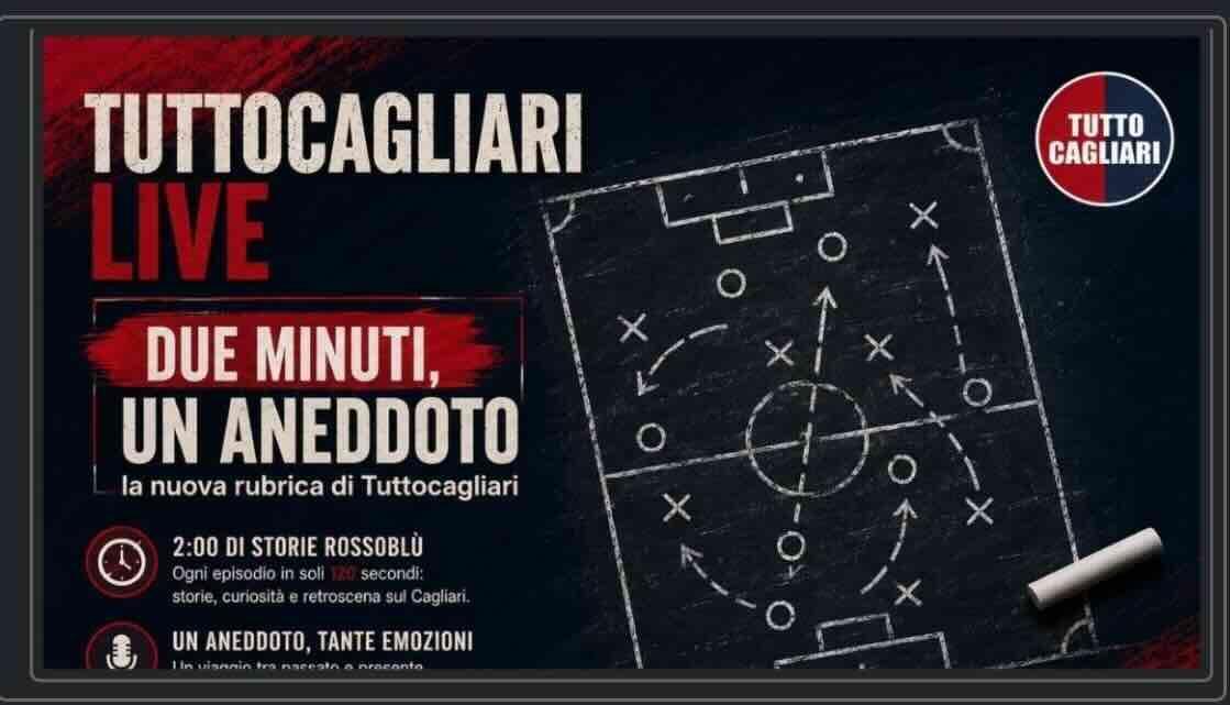 TuttoCagliari Live, "Due minuti, un aneddoto": "Ventura! morte lenta, ma sicura"