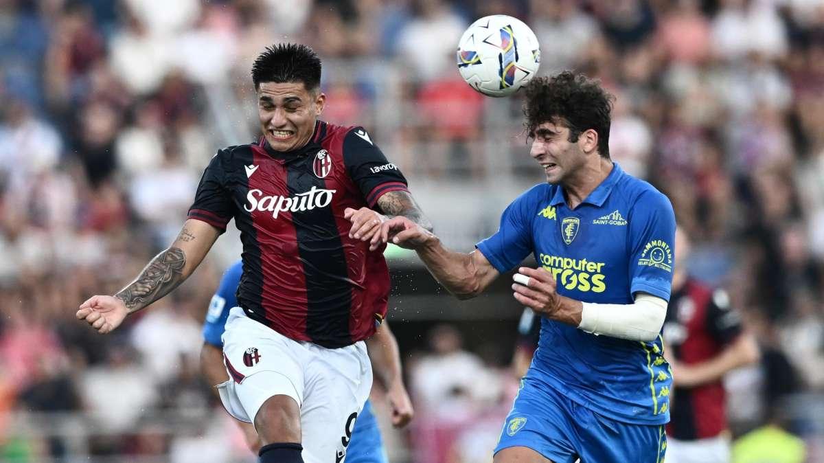 Serie A, Bologna ed Empoli si dividono la posta: termina 1-1 al "Dall'Ara"