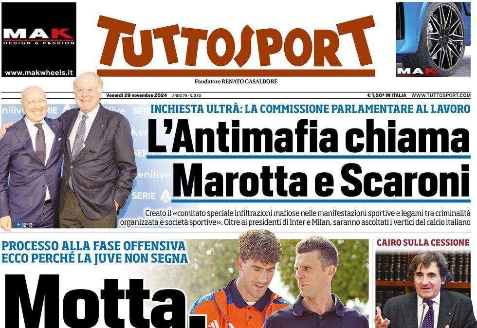 Tuttosport - Motta, fuori i gol!