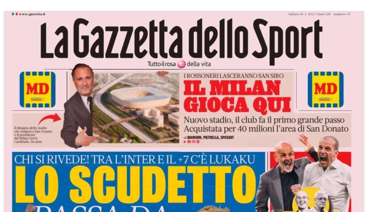 Gazzetta - Lo Scudetto passa da... Rom