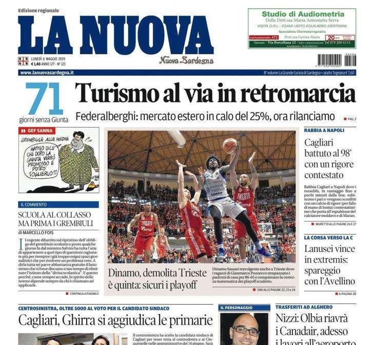 La Nuova Sardegna: "Cagliari battuto al 98' con un rigore contestato"