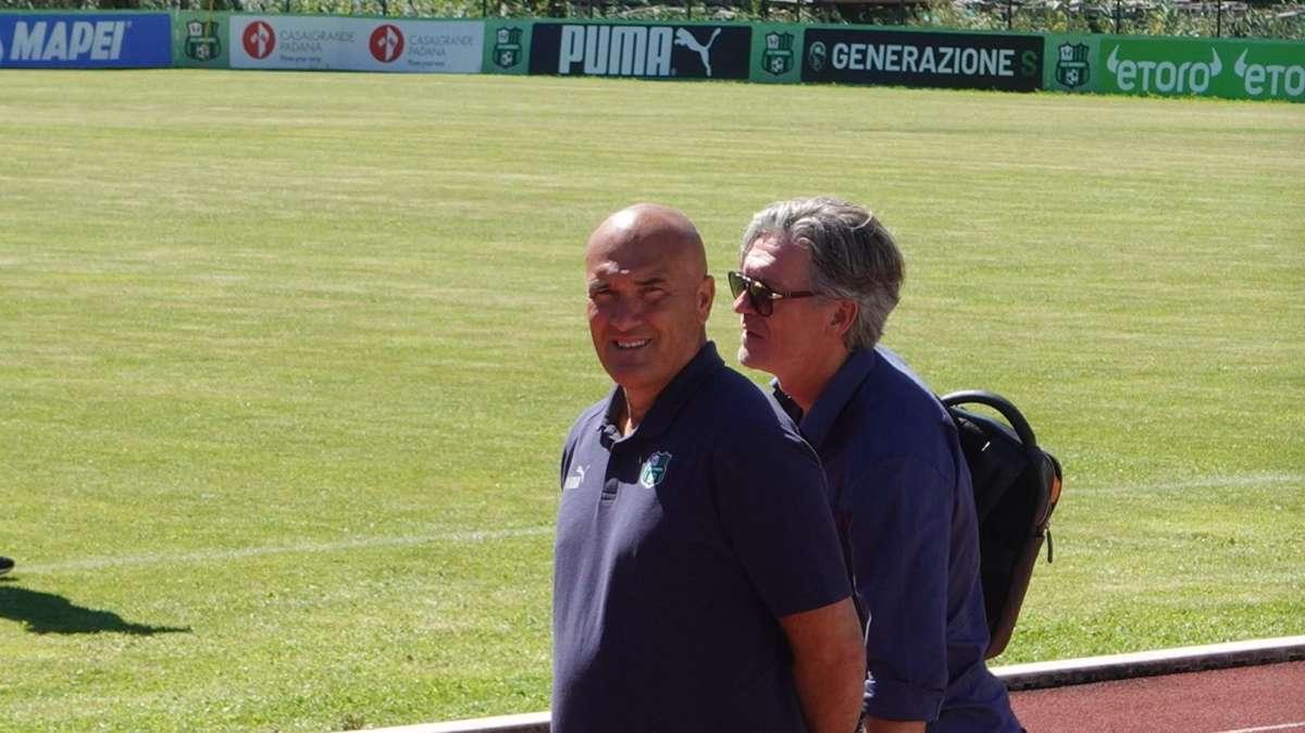 L'ex dirigente rossoblù Giovanni Rossi vicino al Marsiglia