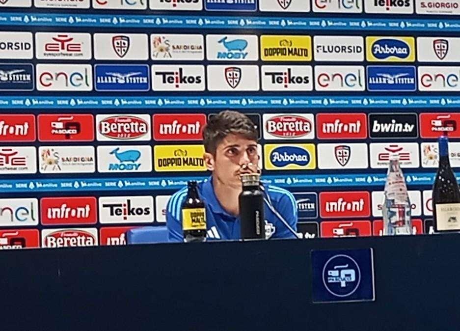 SALA STAMPA - IOVINE: "Ero emozionato per il debutto in Serie A, un buon punto a Cagliari"