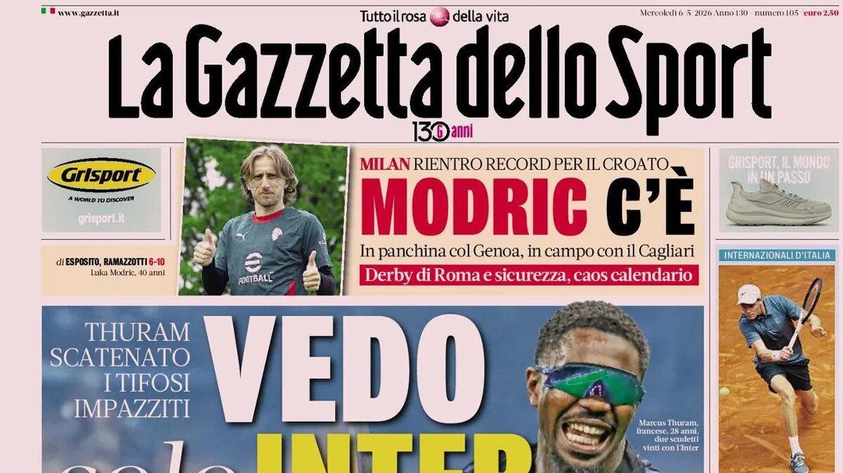 Thuram scatenatol i tifosi impazzitti. Gazzetta: "Vedo solo Inter"