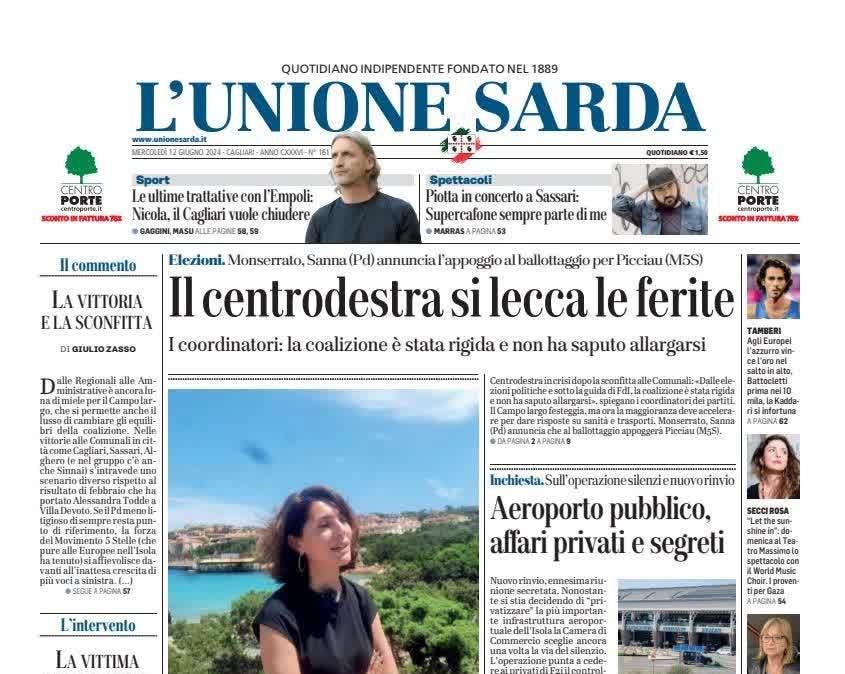 L'Unione Sarda - ll Cagliari e Nicola promessi sposi