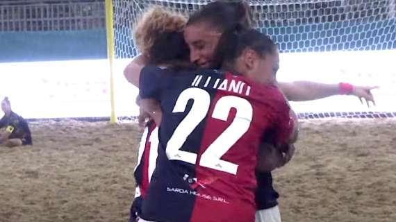 Il Cagliari celebra lo Scudetto del Cagliari Beach Soccer Femminile: "Bravissime!"