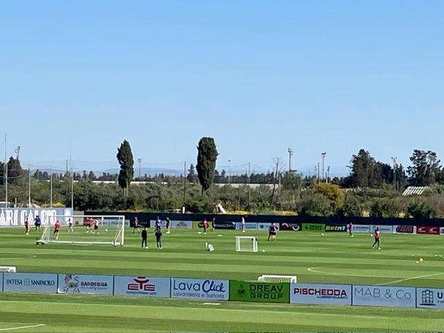 FOTONOTIZIA - Primavera impegnata contro l'Atalanta. Rifinitura della prima squadra nel campo 2