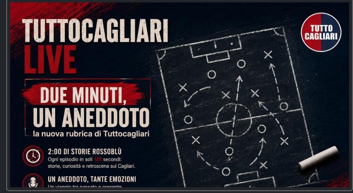 TuttoCagliari Live, "Due minuti, un aneddoto": scopri di cosa abbiamo parlato nell'ottava puntata