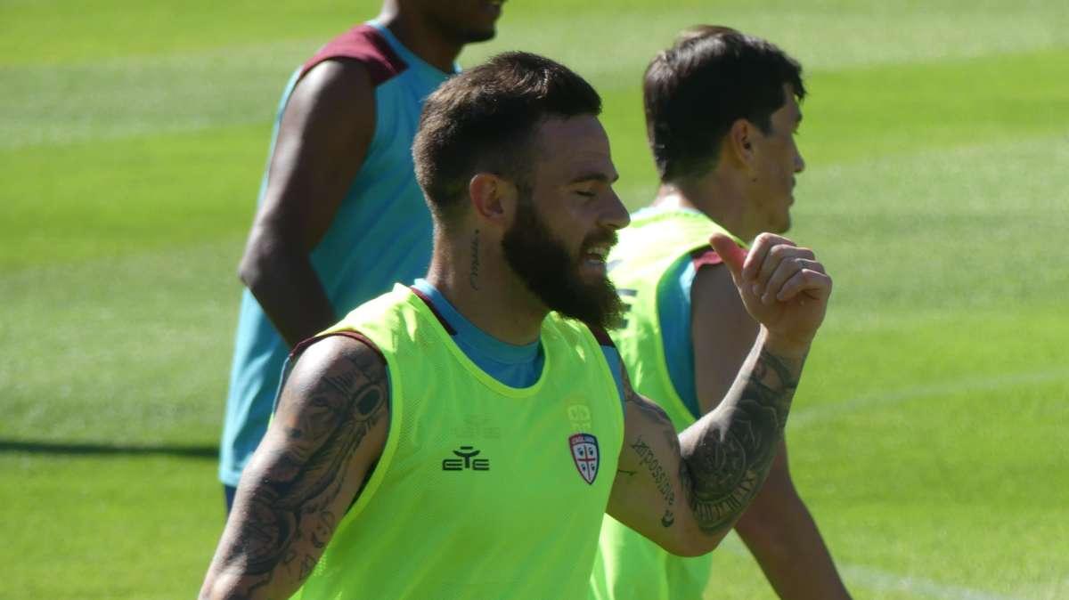 Cagliari, alcuni scatti della seduta di allenamento odierna (FOTO)
