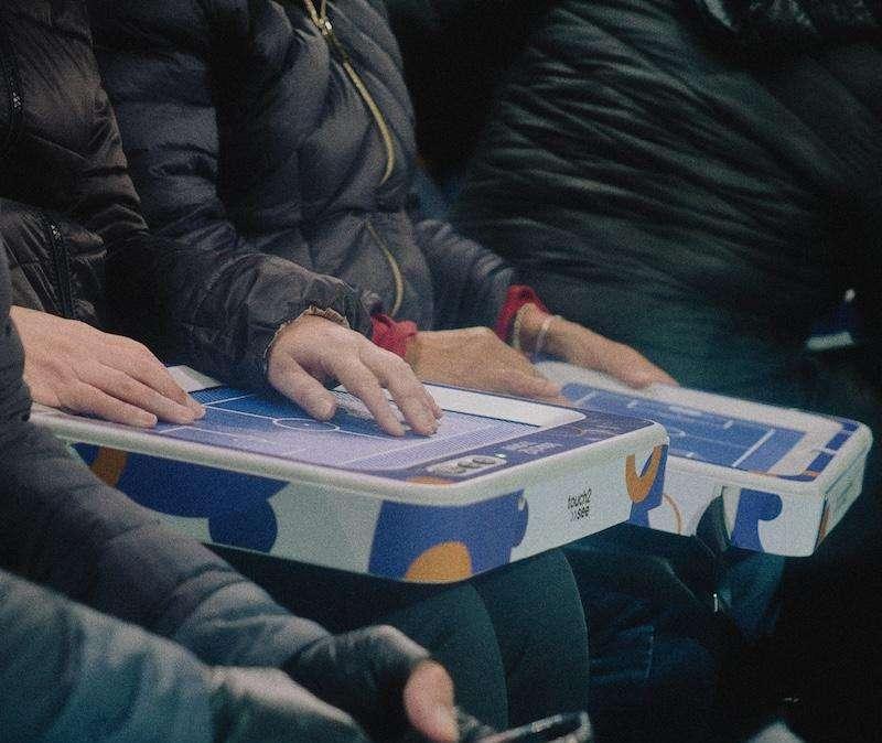 Il Cagliari Calcio con “Touch2See”: un nuovo modo di “vedere” lo sport