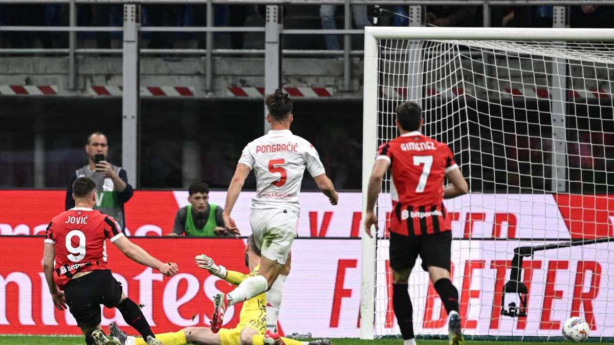 Serie A, pirotecnico 2-2 tra Milan e Fiorentina. Quattro goal e due annullati