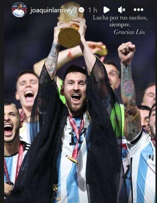 Larrivey ringrazia Messi: "Gracias Lio..."