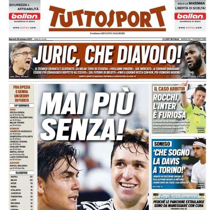 Tuttosport - Mai più senza!