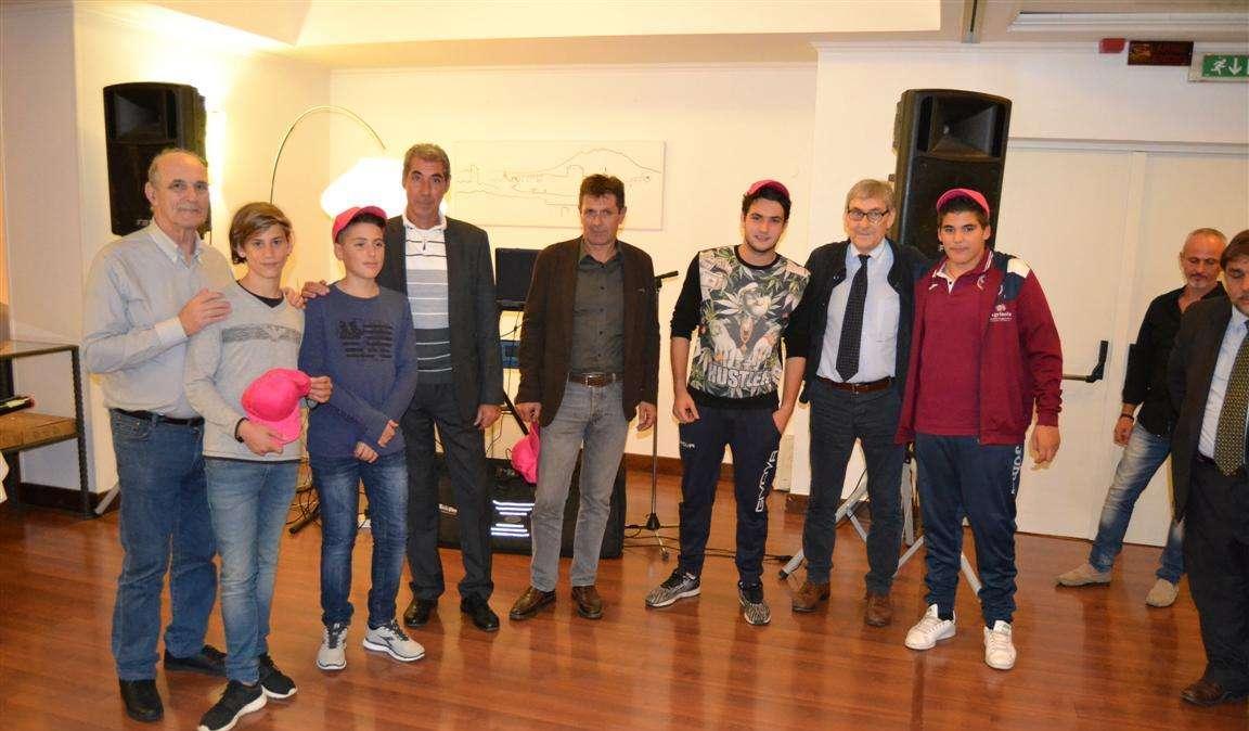 Daniele Goletti fra i premiati del quarto memorial Tonino Gasperini