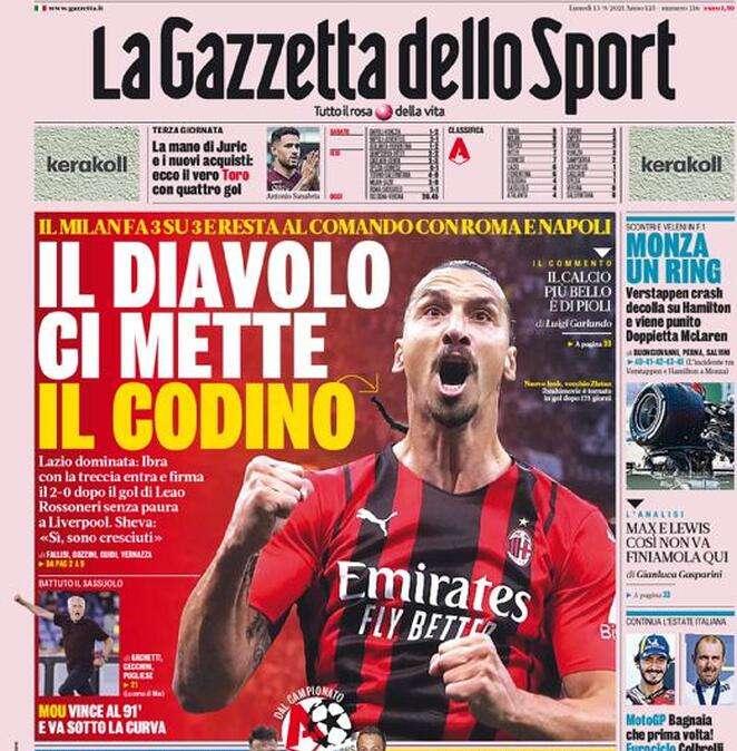 Gazzetta - Il Diavolo ci mette il codino
