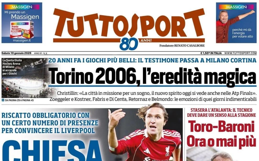 C'è la proposta per convincere il Liverpool, Tuttosport: "Chiesa formula Juve"