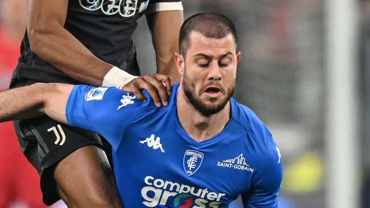 Empoli-Napoli, primi 20' di fuoco per Cerri: prima segna, poi si fa male
