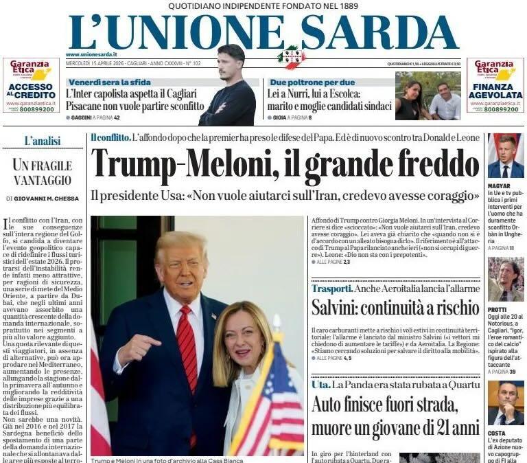 Potenza di una vittoria, ora sei match point. L'Unione Sarda: "L'Inter capolista aspetta il Cagliari. Pisacane non vuole partire sconfitto"