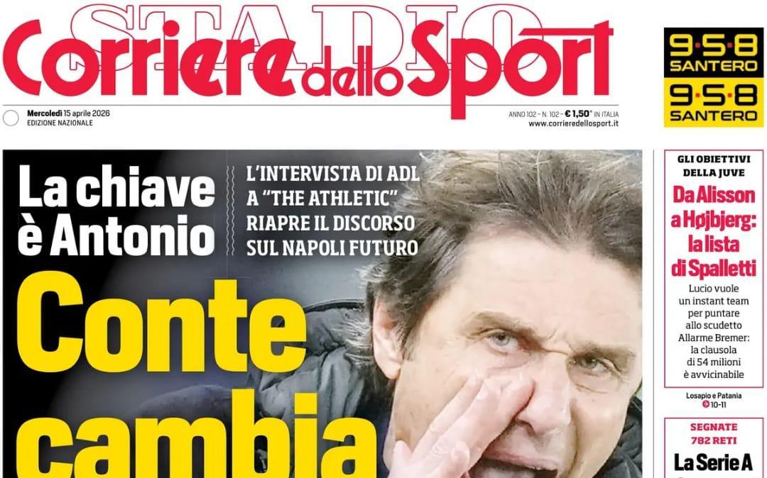 La chiave è Antonio. Corsport: "Conte cambia tutti"