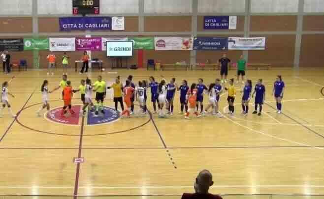 Cagliari C5 Femminile, niente da fare. Le rossoblù subiscono un poker dalla Tiki Taka