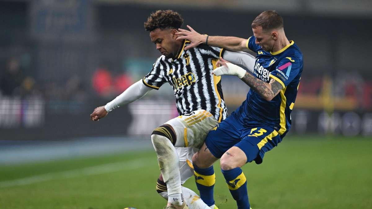 Serie A, l'Hellas Verona si fa riprendere dalla Juventus due volte: 2-2