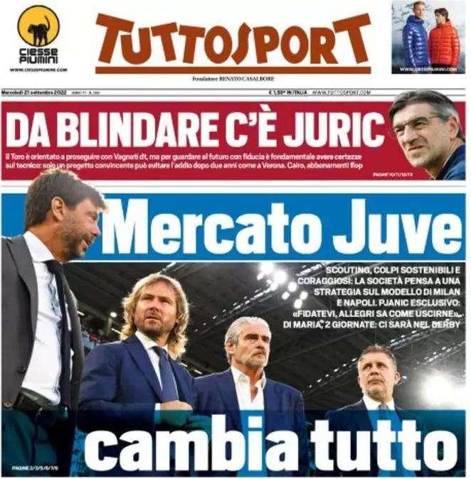 Tuttosport - Mercato Juve, cambia tutto