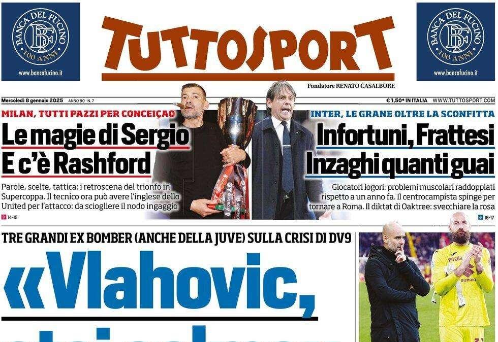 Tuttosport - "Vlahovic, stai calmo"