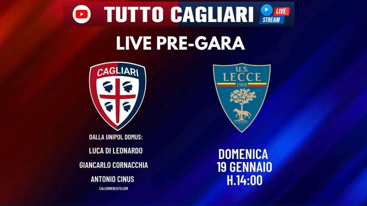 TuttoCagliari Live - Dalle 14 pre-gara dalla Unipol Domus sul nostro canale Youtube