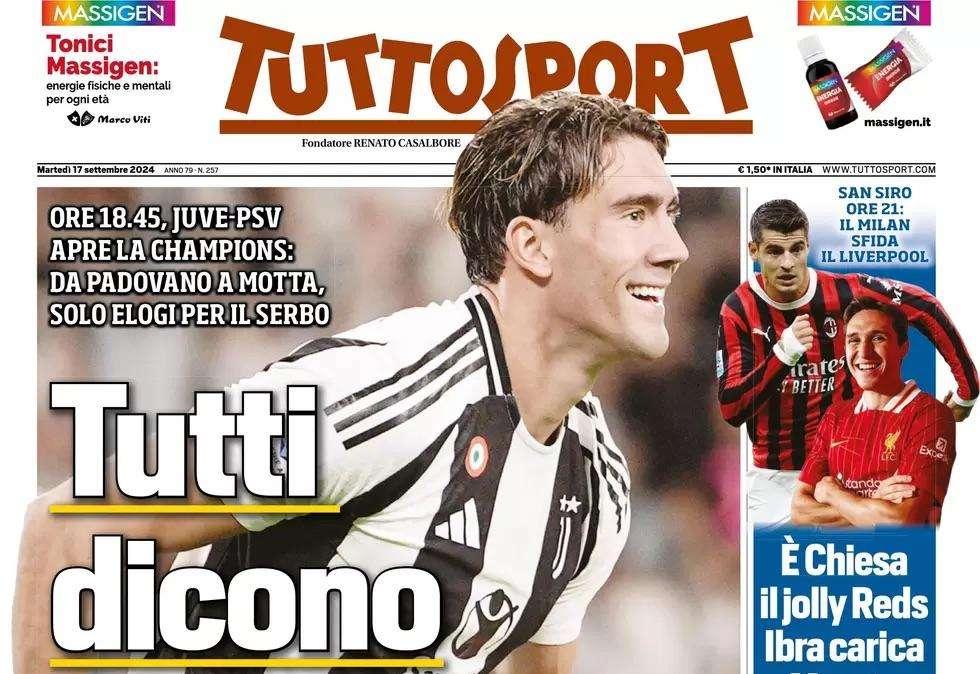 Tuttosport - Tutti dicono Vlahovic