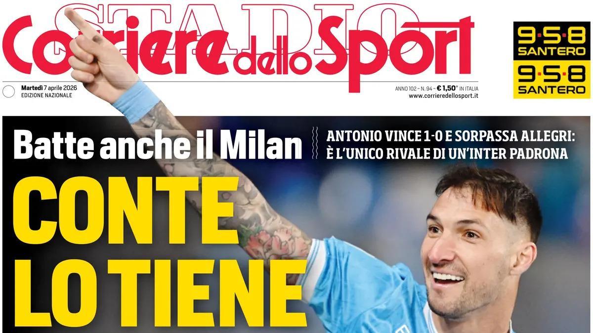Scudetto, il Napoli a -7 da Lautaro. Corsport: "Conte lo tiene in vita"