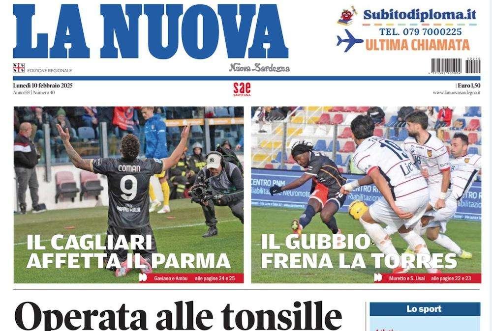 La Nuova Sardegna - Il Cagliari affetta il Parma